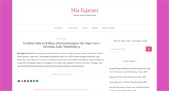 Desktop Screenshot of miafajarani.com